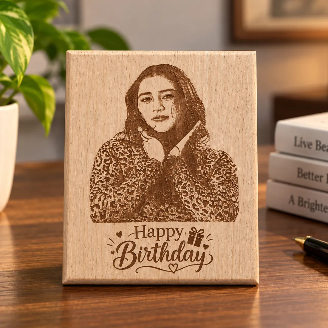 Birthday Laser Engraved Personalized PLaque